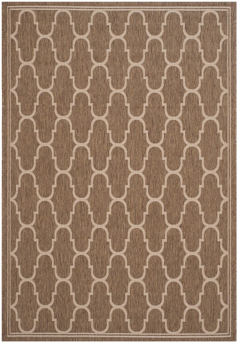 Safavieh Courtyard Cy6016-242 Brown / Beige Geometric Area Rug