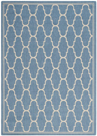 Safavieh Courtyard Cy6016-243 Blue / Beige Geometric Area Rug