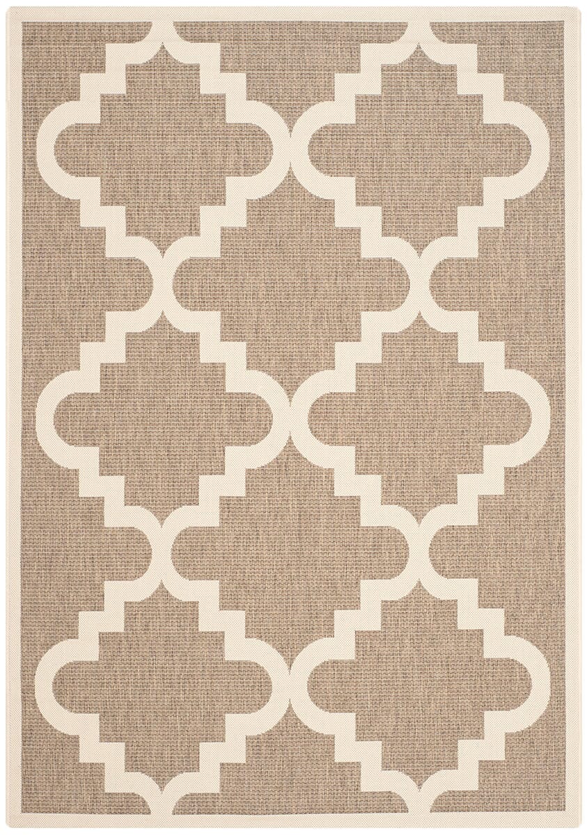 Safavieh Courtyard Cy6017-242 Brown / Beige Geometric Area Rug