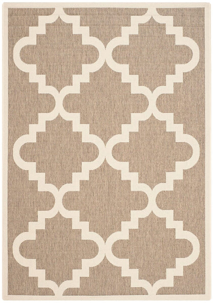 Safavieh Courtyard Cy6017-242 Brown / Beige Geometric Area Rug