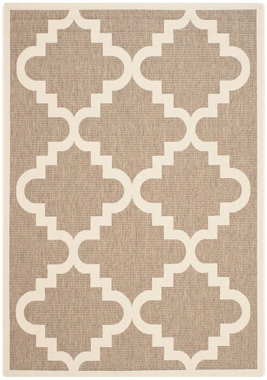 Safavieh Courtyard Cy6017-242 Brown / Beige Geometric Area Rug