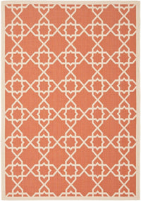 Safavieh Courtyard Cy6032-241 Terracotta / Beige Geometric Area Rug