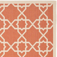 Safavieh Courtyard Cy6032-241 Terracotta / Beige Geometric Area Rug