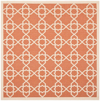 Safavieh Courtyard Cy6032-241 Terracotta / Beige Geometric Area Rug