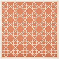 Safavieh Courtyard Cy6032-241 Terracotta / Beige Geometric Area Rug