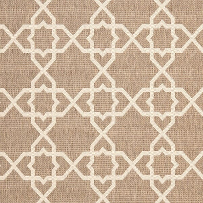 Safavieh Courtyard Cy6032-242 Brown / Beige Geometric Area Rug