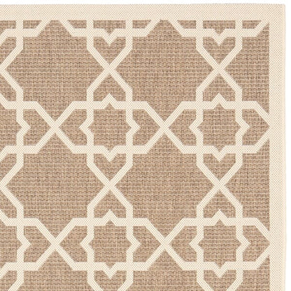 Safavieh Courtyard Cy6032-242 Brown / Beige Geometric Area Rug