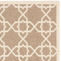 Safavieh Courtyard Cy6032-242 Brown / Beige Geometric Area Rug