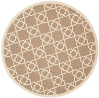 Safavieh Courtyard Cy6032-242 Brown / Beige Geometric Area Rug