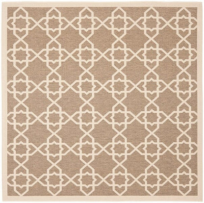 Safavieh Courtyard Cy6032-242 Brown / Beige Geometric Area Rug