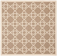 Safavieh Courtyard Cy6032-242 Brown / Beige Geometric Area Rug