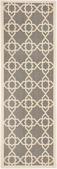 Safavieh Courtyard Cy6032-246 Grey / Beige Geometric Area Rug