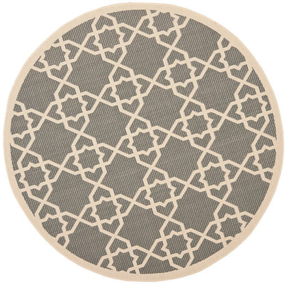 Safavieh Courtyard Cy6032-246 Grey / Beige Geometric Area Rug