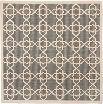 Safavieh Courtyard Cy6032-246 Grey / Beige Geometric Area Rug