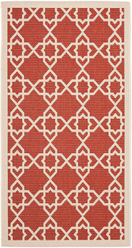 Safavieh Courtyard Cy6032-248 Red / Beige Rugs.