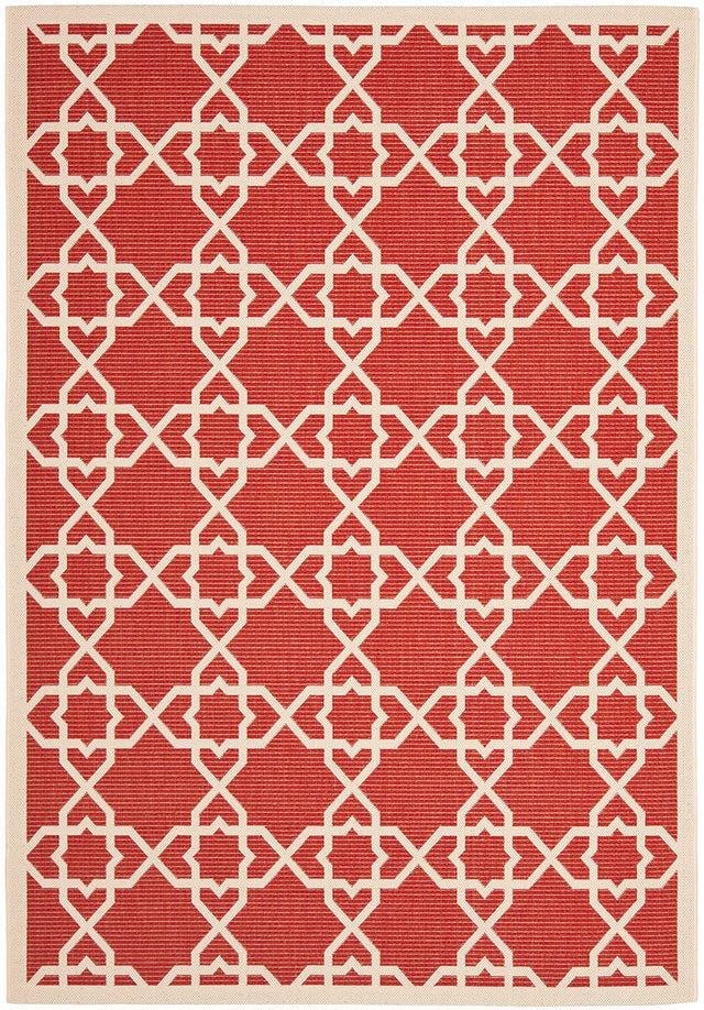 Safavieh Courtyard Cy6032-248 Red / Beige Rugs.