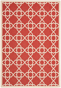 Safavieh Courtyard Cy6032-248 Red / Beige Geometric Area Rug