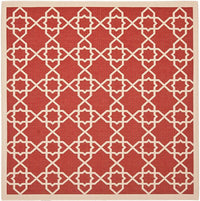 Safavieh Courtyard Cy6032-248 Red / Beige Geometric Area Rug