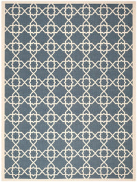 Safavieh Courtyard Cy6032-268 Navy / Beige Geometric Area Rug