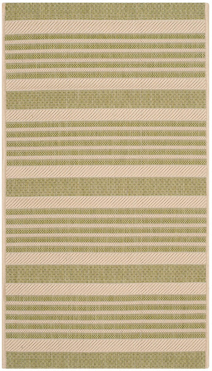 Safavieh Courtyard Cy6062-218 Beige / Sweet Pea Striped Area Rug