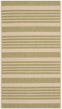 Safavieh Courtyard Cy6062-218 Beige / Sweet Pea Striped Area Rug