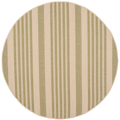 Safavieh Courtyard Cy6062-218 Beige / Sweet Pea Striped Area Rug