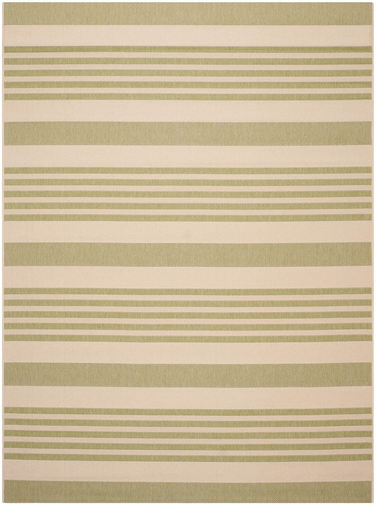 Safavieh Courtyard Cy6062-218 Beige / Sweet Pea Striped Area Rug