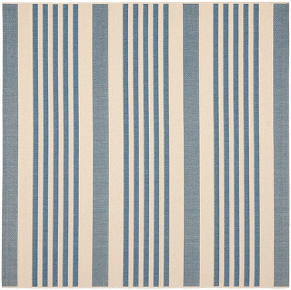 Safavieh Courtyard Cy6062-233 Beige / Blue Striped Area Rug