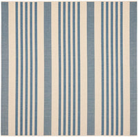 Safavieh Courtyard Cy6062-233 Beige / Blue Striped Area Rug