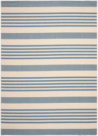 Safavieh Courtyard Cy6062-233 Beige / Blue Striped Area Rug