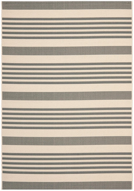 Safavieh Courtyard Cy6062-236 Grey / Bone Striped Area Rug