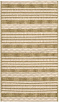 Safavieh Courtyard Cy6062-244 Green / Beige Striped Area Rug