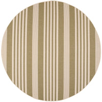 Safavieh Courtyard Cy6062-244 Green / Beige Striped Area Rug