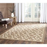 Safavieh Courtyard Cy6071-242 Mocha / Beige Geometric Area Rug