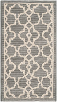 Safavieh Courtyard Cy6071-246 Grey / Beige Geometric Area Rug