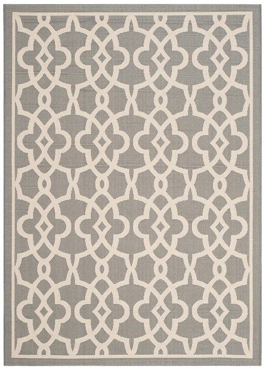 Safavieh Courtyard Cy6071-246 Grey / Beige Geometric Area Rug