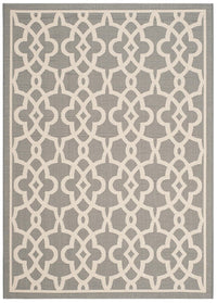 Safavieh Courtyard Cy6071-246 Grey / Beige Geometric Area Rug