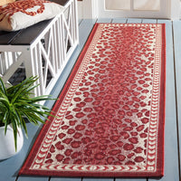 Safavieh Courtyard Cy6100-23812 Red/Beige Area Rug