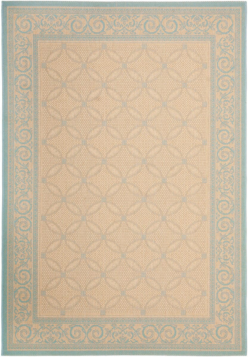 Safavieh Courtyard Cy6107-15 Cream / Aqua Area Rug