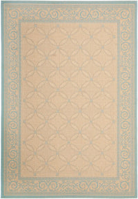 Safavieh Courtyard Cy6107-15 Cream / Aqua Area Rug