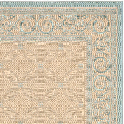 Safavieh Courtyard Cy6107-15 Cream / Aqua Area Rug