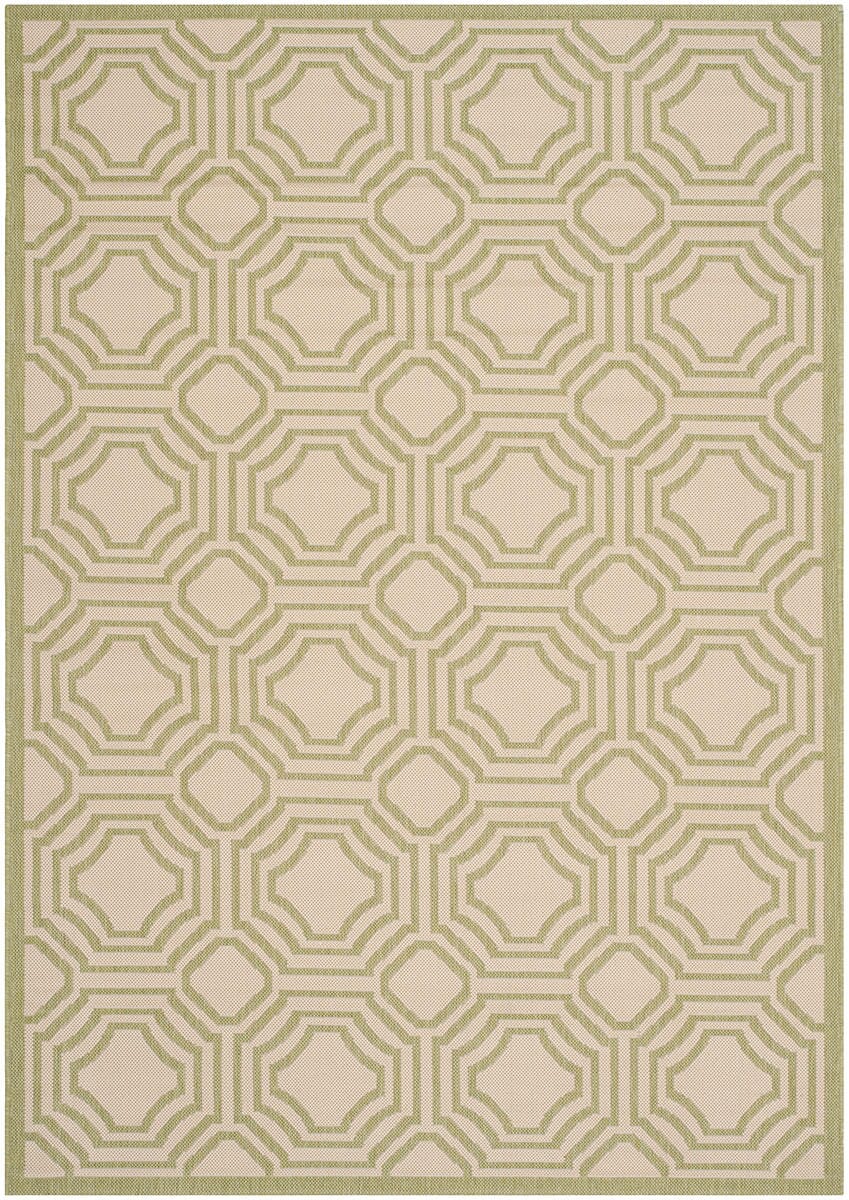 Safavieh Courtyard Cy6112-218 Beige / Sweet Pea Geometric Area Rug