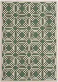 Safavieh Courtyard Cy6112-332 Dark Green / Beige Geometric Area Rug