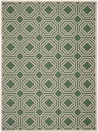 Safavieh Courtyard Cy6112-332 Dark Green / Beige Geometric Area Rug