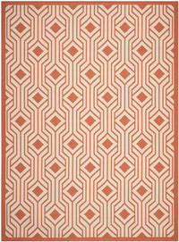 Safavieh Courtyard Cy6113-231 Beige / Terracotta Geometric Area Rug