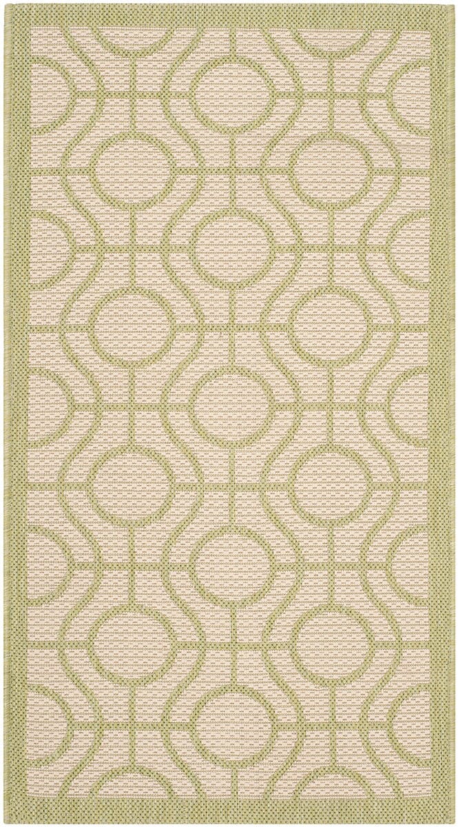 Safavieh Courtyard Cy6115-218 Beige / Sweet Pea Geometric Area Rug