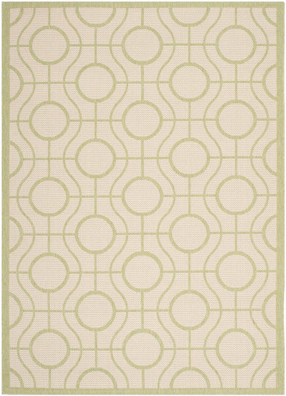 Safavieh Courtyard Cy6115-218 Beige / Sweet Pea Geometric Area Rug