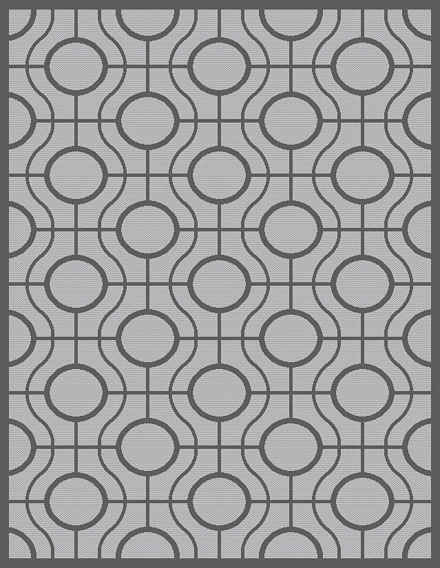 Safavieh Courtyard Cy6115-78 Light Grey / Anthracite Geometric Area Rug