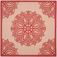 Safavieh Courtyard Cy6139-238 Beige / Red Area Rug