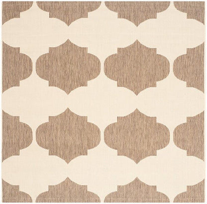 Safavieh Courtyard Cy6162-232 Beige / Brown Damask Area Rug